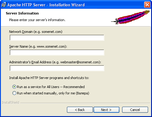 Основная информация о сервере